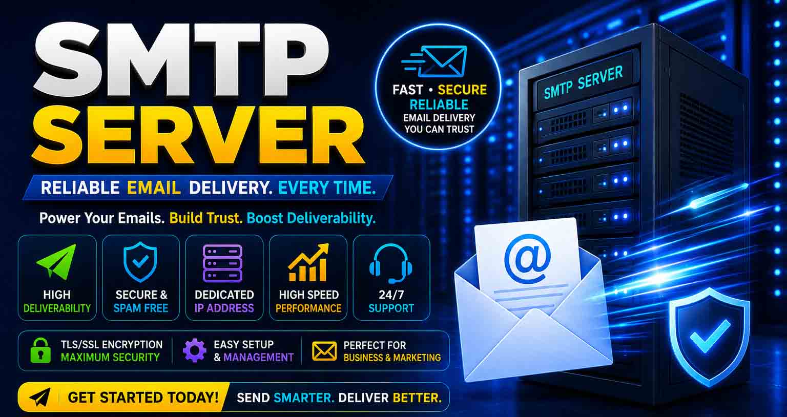 SMTP Email</br> Server