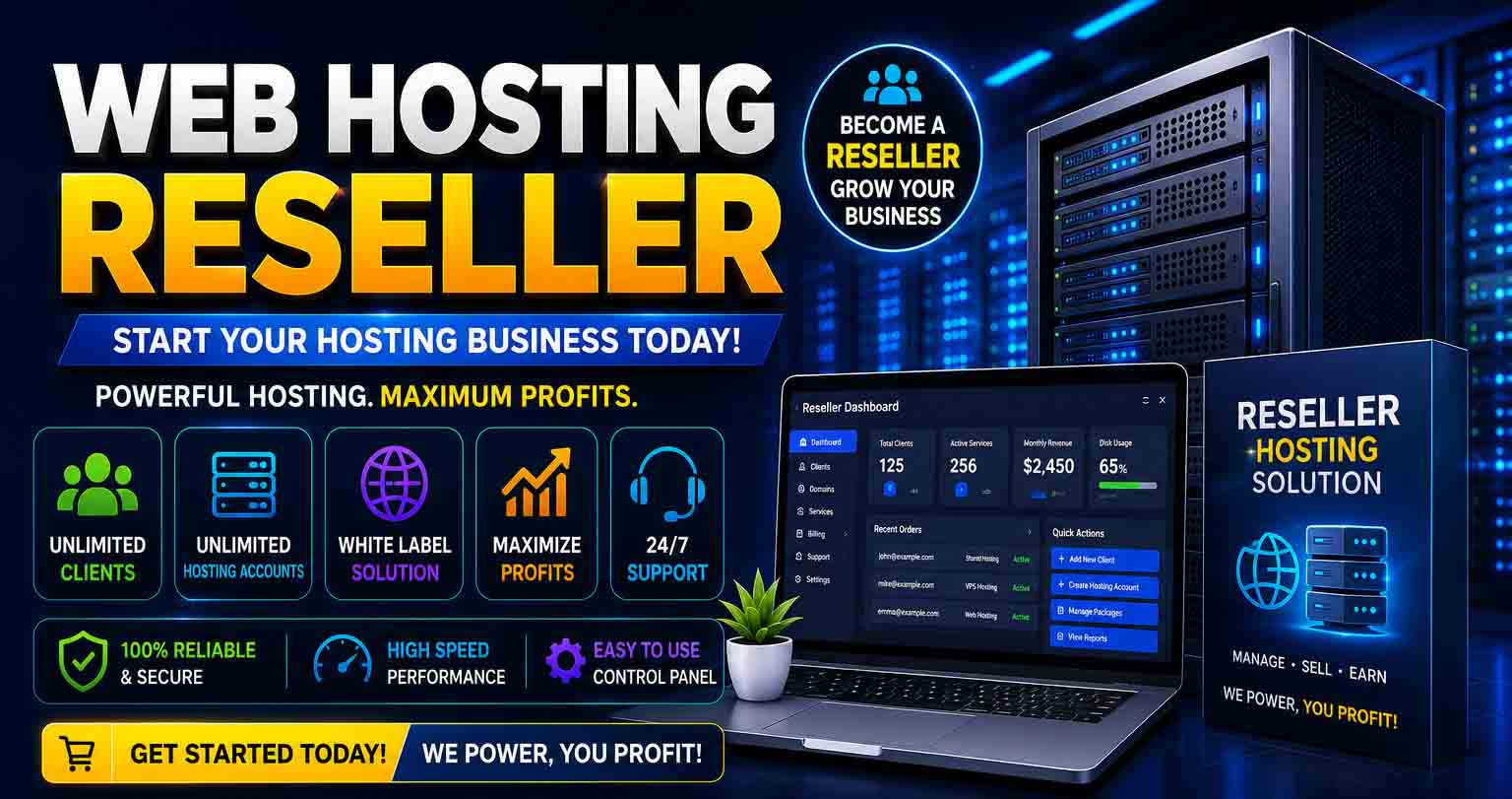 Reseller</br> Hosting