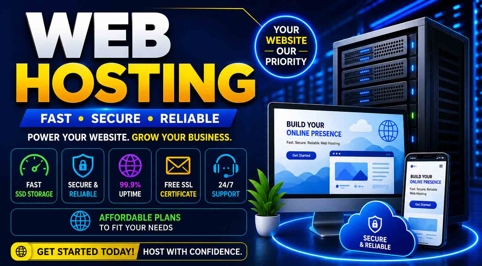 Web</br> Hosting