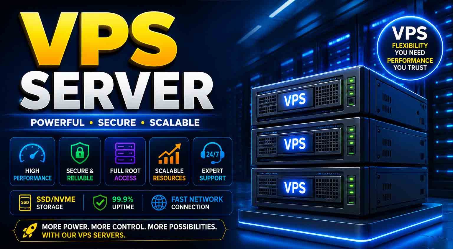 Virtual Private</br> Servers